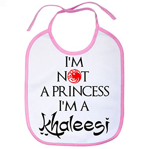 Bavoir Game of Thrones Jeu de Game of Thrones I am not a princess i am a khaleesi rose