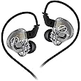 KZ Dawn in Ear Monitor Earphone with Mic, Super-Linear Dynamic Driver, Enhanced Soundstage IEM Earphones with Silver-Plated and OFC Cable Options (ofc Cable, no mic)