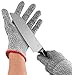 Produktbild Nuovoware Schnittschutzhandschuhe, Hochleistung Schnittschutz Handschuhe Lebensmittelecht 5 Ebene Handschutz für Haus & Küche Arbeitssicherheit, EN388 Certified, 1 Paar(Extra Large Size)