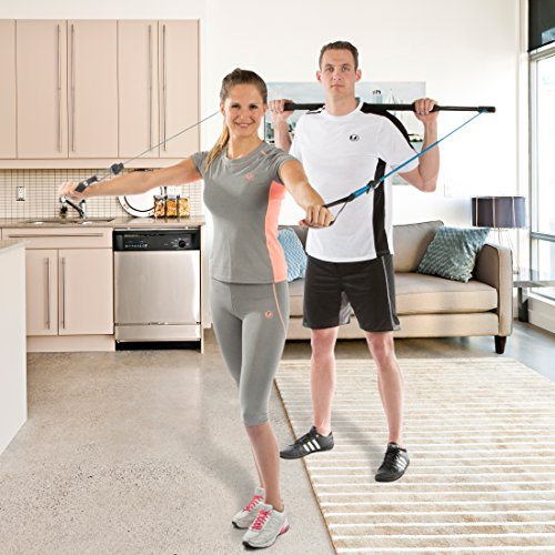 Ultrasport Gymnastikstab mit Gummiseilen – Multifunktions-Fitness-Trainer mit Trainingsanleitung inkl. Transporttasche - 6