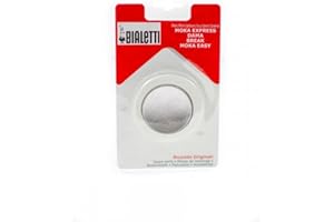 Bialetti Moka Express Break dama mini express ,Confezione 3 guarnizioni e 1 filtro per caffettiera 3 tazze