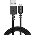 Czartech MONITOR Micro USB Data & Fast Charging Cable, 480mbps Data Transmission For Smartphones, Tablets, Laptops & Other Micro USB Devices [Nylon Braided, 4ft/ 1.2 m (Black)]