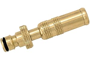 BOUTTE Boutté L115 – Lance d’arrosage en laiton – Jet réglable – Raccord rapide intégré – Haute résistance – Idéal jardin et nettoyage