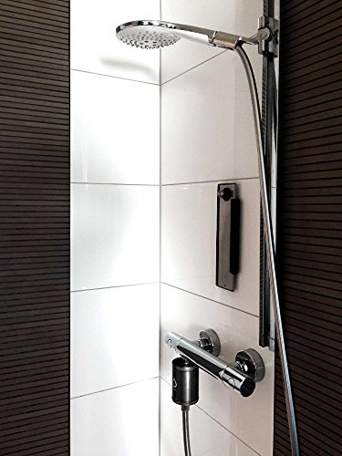 FRÜHLINGSAKTION SET: 1x Original Hzwo STANDARD S Duschfilter (Pat.) + 2x Hzwo Ersatzkartuschen Standard S (4-Stufen Kartuschen; inkl. Hzwo PH-FIX und DERMA Perlen) DAS ORIGINAL hergestellt in Deutschland – ideal für Männer.- & Frauenhaare + Hautpflege – Wasserfilter, Duschfilter, Vollmetall (lebensmittelecht) (Silver Stream) - 5