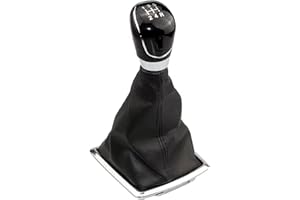 Easy Link Schaltsack Schaltmanschette Schaltknauf Schalthebel 5 Gang Kompatibel mit Ford Focus Mk2 2004-2010