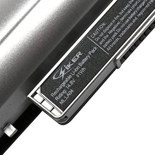 SIKER® 14.8V 41Wh New Notebook LA04 Akku für HP Pavilion Touch 14 15 Notebook-PC-Serie F3B96AA 728460-001 HSTNN-Y5BV HSTNN-UB5M HSTNN-UB5N TPN-Q130 TPN-Q131 - 2