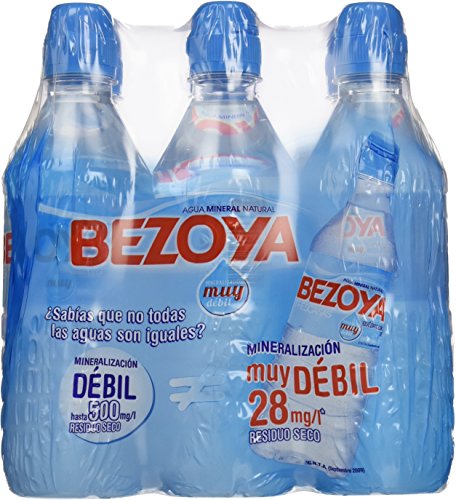 Bezoya Agua - Paquete de 6 x 500 ml - Total: 3000 ml