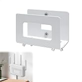 Wall Router Box, Self-Adhesive Router Rack, Metal Bracket Router Wall, Storage Box for WiFi Router, Wall Shelf without Drilli