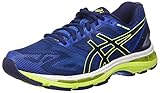zapatillas running hombre skechers Materiales de competición Asics Gel-Nimbus 19, Zapatillas de Running para Hombre, Azul (Indigo Blue/Safety Yellow/Electric Blue), 42.5 EU