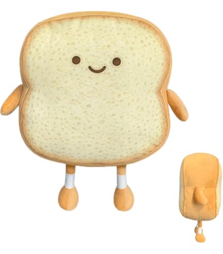 Superweiches Toastbrot-Kissen – Kuscheliger Handwärmer & Deko-Kissen Für Sofa Und Bett