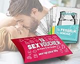 ❤️ EINZELNE SPIELKARTEN - die Sex-Voucher / Sex-Gutscheine / Liebesgutscheine / Liebes-Karten / Sex-Coupons für Paare mit verschiedenen heißen Sex-Stellungen bestehen aus 12 Karten. Die Rückseite ist bei allen Karten gleich, sodass man es auch als lustiges Kartenspiel verwenden kann. Auf der Vordersiete befindet sich zudem ein Feld mit 