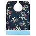 Produktbild ROSENICE Erwachsenen Lätzchen Bekleidung Protektoren wasserdichte Tasche Bib Schürze waschbar mit Krümel Catcher(Floral)
