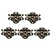 Produktbild sourcingmap 5 Stk Schmuck Kasten Vintage Stil Blume Riegel Hasp Schloss Schnalle