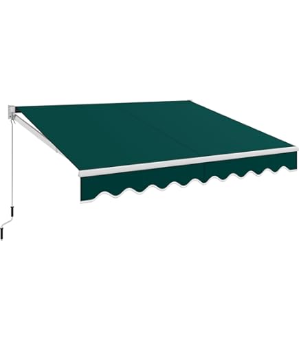 Tenda Da Sole Retrattile VidaXL 150x150 Cm - Tessuto Anti-UV, Acciaio, Altezza Regolabile, Colore Antracite - Foto 8