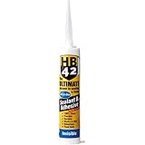 HB42 Ultimate Sealant Adhesive Invisible 310ml Cartridge Stays Clear ! See Through Silicone