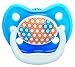 Dr Brown's Prevent Soother  (Stage 2, 612 Months, Blue/Orange Pattern, Boy)