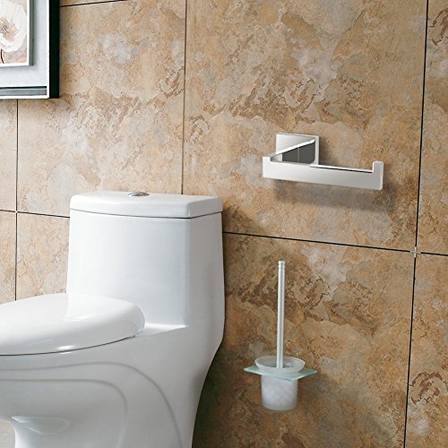 KYG Edelstahl Klopapierhalter Wand Bad Toilettenpapierhalter ohne Deckel - 7