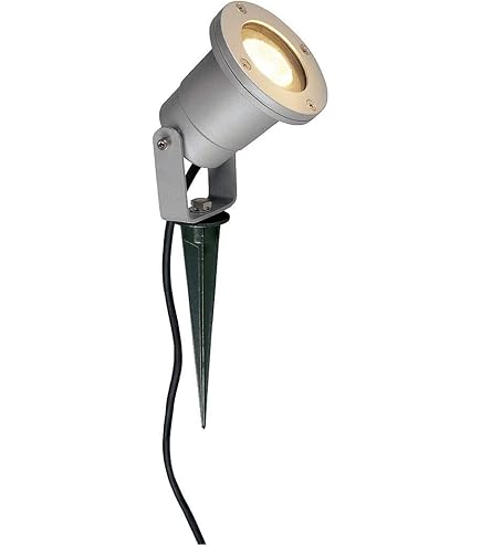 BOSITE Tuinspot met Grondpin 6W, 2 stuks Tuinlampen voor buitengebruik, LED buitenspot, warm wit 3000K, IP66 waterdichte tuinverlichting voor gazon, weide, boom, terras