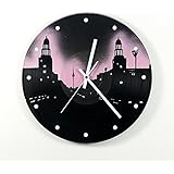 Uhr Wanduhr Berlin Frankfurter Tor Vinyluhr Schallplattenuhr