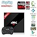 Produktbild H96 Pro + Android 6.0 3 GB/32GB TV Box, shysky Amlogic S912 64bit Octa Core 4 K KODI 16.1 preinstalled Full Loaded Double WiFi 2.4 G/5.8G Bluetooth 4.1 1000 m Ethernet Streaming Media Player, H96 PRO+ 3GB/32GB + I8 Tastiera senza fili Nero