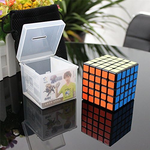 HappyToy YuXin Zhisheng Kylin 5x5x5 Magic Cube Puzzle Cube Speed Cube Toy + One customized tripod (Black)