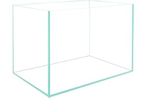 AWXZOM Kleines Nano-großes randloses Aquarium, kleines Glas-Aquarium, kleines Betta-Aquarium, kleines Aquarium, Min-Fischschale, Betta-Tank (1,1 Gallone 19,8 x 14 x 15 cm)