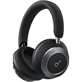soundcore Space One Pro by Anker, Adaptive Active Noise Cancelling Headphones, Super Foldable Design, 60H Lossless Audio, Ult