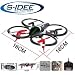 Produktbild s-idee® 17114 Quadrocopter X-Drohne H05N Drohne Flipfunktion u.v.m. 4 Kanal!