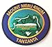 Produktbild Mount Meru Patch 9 cm Embroidered Iron on Badge Sozialistische Peak Tansania Bergsteigen Klettern Trekking Aufnäher Travel Trek Souvenir DIY Tasche Rucksack T-Shirt Jacke Gepäck