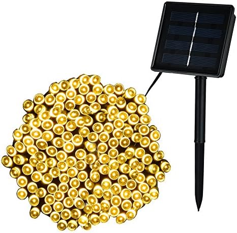 Solar String Light Fairy String Lights Patio Light, 200 LED 72.2ft, 8 Lighting Modes, Warm White, for Patio, Lawn and Landscape