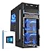 Price comparison product image PALICOMP NVIDIA Gaming PC AMD FX-8350 4.0Ghz Turbo 4.2Ghz - 8GB 1600Mhz Crucial Ballistix Sport - 1TB Sata3 HDD - NVIDIA GTX710 2GB - Low 1080p Gaming System - Win 10 - Sharkoon VG5-W Blue Case