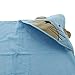 Pippi Baby Boys Hooded Towel W.Catface Scarf, Light Blue, One Size (Manufacturer Size:83*83 cm)