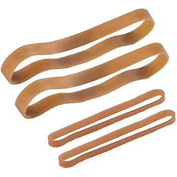 Élastiques Caoutchouc Progom - Noir, Ø76mm X 5mm, Sac De 1kg (Environ 400 Pièces)