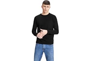 JACK & JONES Male Strickpullover Einfarbig Strickpullover