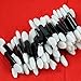 50PCS Disposable Eyeshadow Brush Applicator Dual Sided Heart-Shaped Sponge Makeup Brush