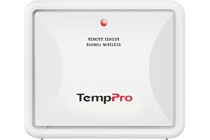 TempPro TX-2C Ytterligare utomhussensor | för termometerhygrometer TP65C och TP200C, Fjärrsensorer med en räckvidd på 150 m (tidigare ThermoPro)