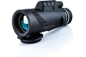 URCHEERS Telescopio monoculare, binocolo monoculare 40 x 60 HD Zoom monoculare con supporto per smartphone, Pocket Monoculare per adulti per paesaggi, escursioni, concerti, giochi di palla, viaggi