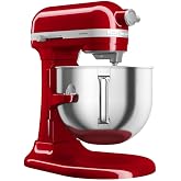 KitchenAid Artisan Stand Mixer with Removable Bowl, Empire Red, 6.6 L