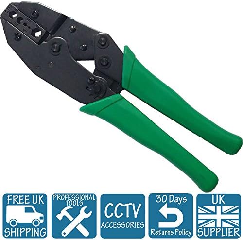 Crimper CCTV Cable Wire BNC Crimp Tool RG59 RG58 Coax Shotgun Crimping Pliers UK