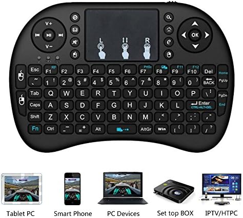 2.4G Mini Wireless Touchpad Keyboard 92 Keys for KODI Android Smart TV Box PC Multi-media Portable Handheld Android Keyboard