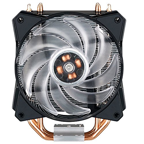 Cooler Master MasterAir MA410P RGB - Ventiladores de CPU  4 Heatpipes  1 x MasterFan AB 120 RGB Ventilador  LED RGB  MAP-T4PN-220PC-R1