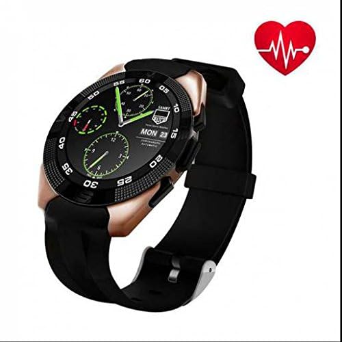 Heart Rate Monitor Sport Watch,Wearable Bluetooth,Calculator Smart watch,Scratch Resistant,Vibrating Alarm for iPhone Samsung IOS &amp; Android Phones for men Women