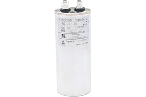 DollaTek 50uF CBB65 Condensatore Motore in Esecuzione per condizionatore 450VAC Sh 40/70/21 50/60Hz