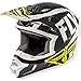 Produktbild Fly Racing 2018 Kinetic Burnish Erwachsene Motocross Off Road Helm, schwarz/weiß, Größe L