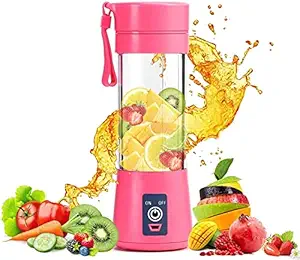 NEXA PRIME Portable Electric USB Juicer Bottle Blender 4 Blades Rechargeable Grinder (Multicolour).