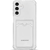 Ehr. Samsung Galaxy S25 FE Uyumlu Kamera Korumalı Kartlıklı K&ouml;şeleri Airbag Tasarımlı Darbe &Ouml;nleyici Silikon Kılıf