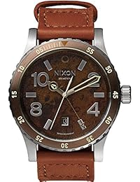 Nixon Diplomat A2691958-00 - Reloj para hombres, correa de cuero color marrón