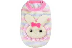 WAKKAL Walaka Vetements Chien Petite Taille Hiver - Sweatshirt pour Chihuahua Femelle Male Yorkshire Bouledogue Francais - Chaud Manteau à Carreaux