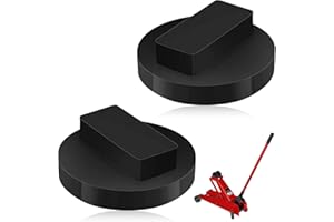 FOKELYI 2 PCS Jack Pad, Anti-Slip Adapter Support Block, Jack Rubber Pad, Car Lift Rubber Pads for Car Series, Jacks Jacking Points (Black)
