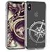Produktbild kwmobile Apple iPhone X Hülle - Handyhülle für Apple iPhone X - Handy Case in Silber Transparent